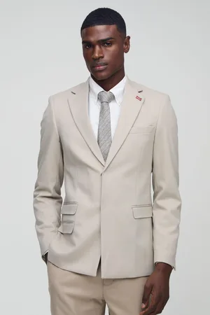 Boohoo Americana Ajustada Texturizada De Sarga