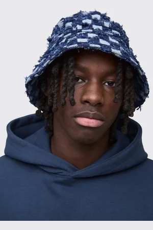 Boohoo Gorro De Pescador Vaquero Con Estampado De Cuadros