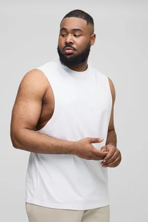 Boohoo Top Sin Mangas Plus Básico Con Sisa Ancha