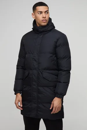 Boohoo Parka Acolchada De Largo Medio