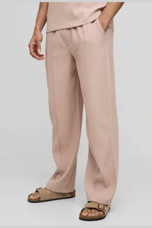 Boohoo Pantalón Holgado Plisado Con Cintura Elástica