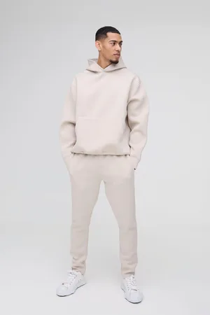 Boohoo Chándal Oversize De Scuba Con Capucha Y Estampado Bonded