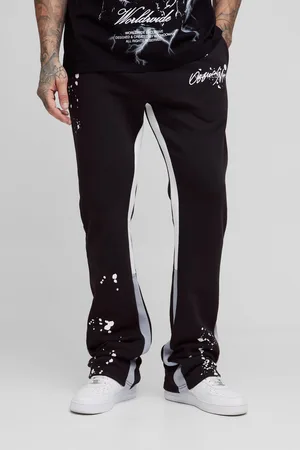 Boohoo Pantalón Deportivo Tall De Campana Ajustado Con Pernera Plisada Y Panel De Refuerzo