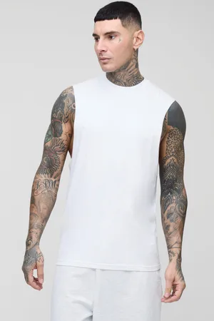Boohoo Top Sin Mangas Tall Básico Con Sisa Ancha