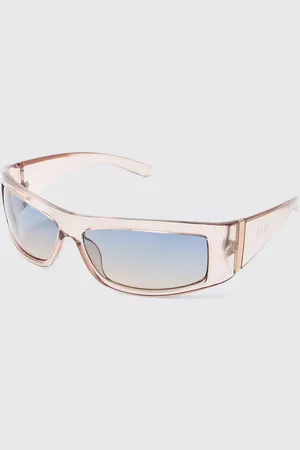 Boohoo Gafas De Sol Rectangulares De Plástico Transparente