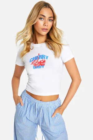Boohoo Camiseta Para Bebé Con Eslogan Cherry Baby