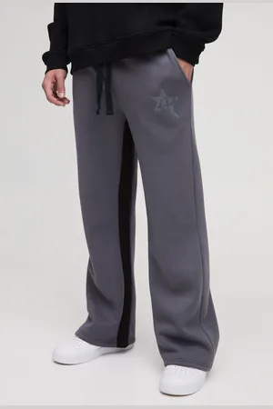 Boohoo Pantalón Deportivo Holgado De Campana Con Estrellas Y Refuerzos