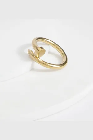 Boohoo Anillo Resistente Al Agua Con Detalle De Rosca
