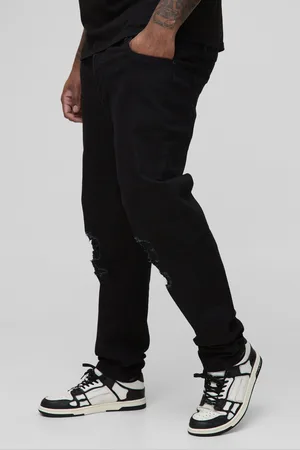 Boohoo Vaqueros Plus Pitillo Elásticos Rotos