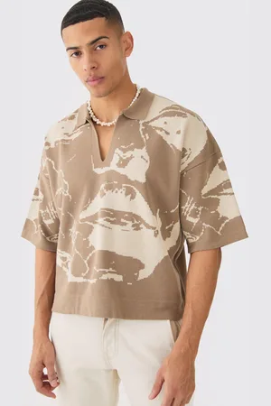 Boohoo Polo Oversize Recto De Punto Con Dibujo