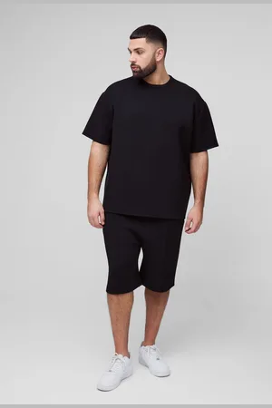 Boohoo Conjunto Plus Oversize De Pantalón Corto Y Camiseta De Scuba