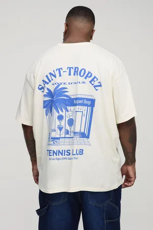Boohoo Camiseta Plus Oversize Con Estampado De Saint Tropez