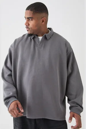 Boohoo Polo Plus Oversize Estilo Rugby Con Solapas