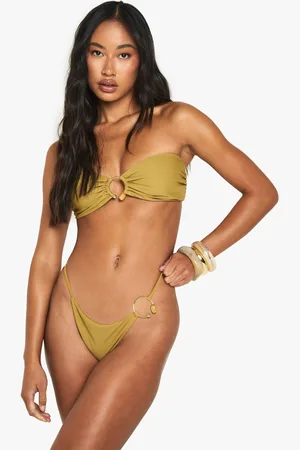 Boohoo Braguita De Biquini Tanga Con Ribete De Resina
