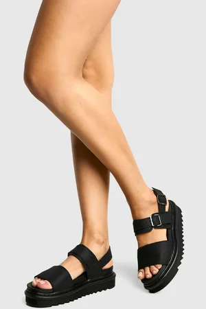 Boohoo Sandalias Gruesas Con Plataforma Y Hebilla