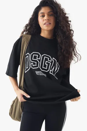Boohoo Camiseta Oversize Gruesa Dsgn Studio Sports Club