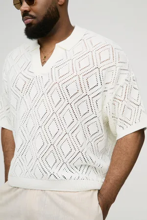 Boohoo Polo Plus De Manga Corta Y Punto Recto Con Solapas