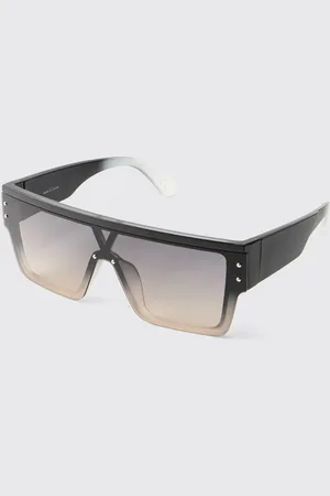 Boohoo Gafas De Sol Con Forma De Escudo Blancas