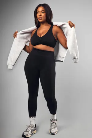 Boohoo Leggings Plus Premium Moldeadores De Trasero Sin Costuras