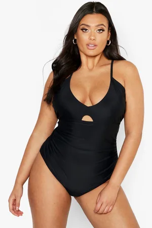 Boohoo Bañador Plus Fruncido