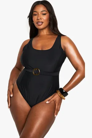 Boohoo Bañador Plus Con Cinturón Y Cinturón