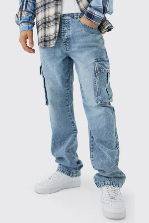 Boohoo Vaqueros Cargo Holgados Sin Tratar
