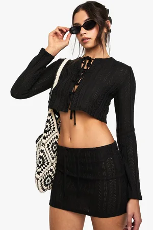 Boohoo Minifalda De Croché Con Braguita Integrada