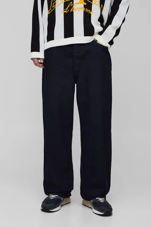 Boohoo Vaqueros Tall Holgados Con Bordado