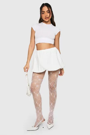 Boohoo Pantis De Encaje Blancos