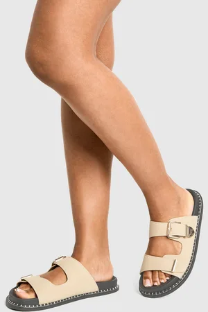 Boohoo Sandalias Con Plantilla Blanda Y Dos Tiras