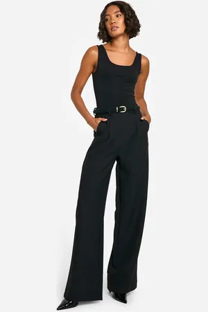 Boohoo Pantalón Tall Entallado De Pernera Ancha