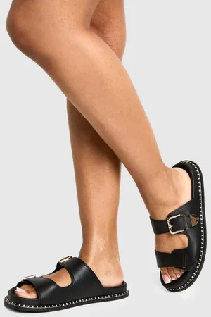 Boohoo Sandalias Con Plantilla Blanda Y Dos Tiras