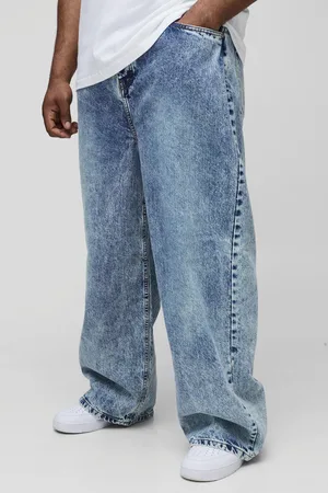 Boohoo Vaqueros Plus Holgados Sin Tratar