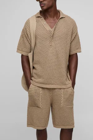 Boohoo Polo Oversize De Punto Calado Con Solapa