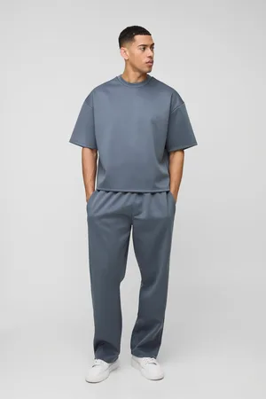 Boohoo Chándal De Pantalón Recto Y Camiseta Oversize Recta De Scuba