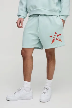 Boohoo Pantalón Corto De Tela Jersey Con Estampado Bm
