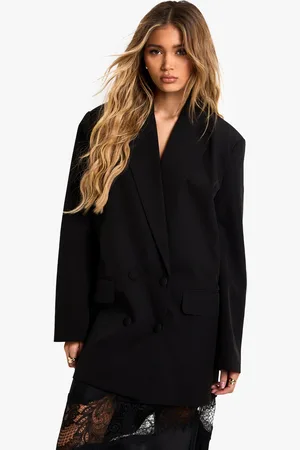 Boohoo Americana Oversize Entallada De Tela