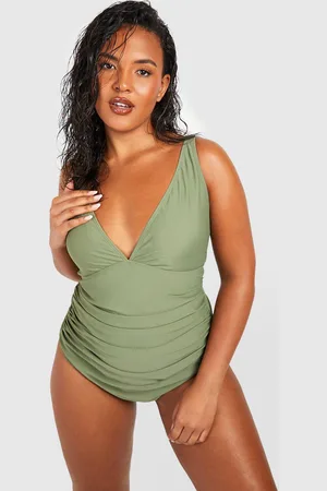Boohoo Bañador Plus Con Escote Pronunciado