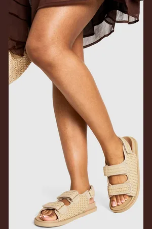 Boohoo Sandalias Dad Gruesas Con Dos Tiras