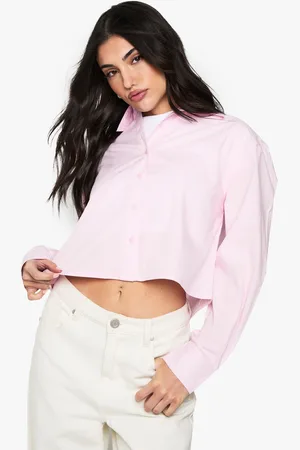 Boohoo Camisa Básica Crop