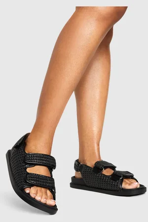 Boohoo Sandalias Dad Gruesas Con Dos Tiras