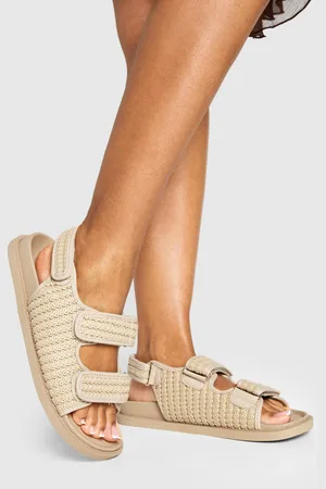 Boohoo Sandalias Dad De Holgura Ancha Gruesas Con Dos Tiras