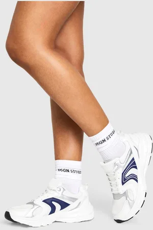 Boohoo Zapatillas Deportivas Gruesas Con Rayas En Contraste