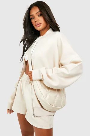 Boohoo Chándal Bomber De Pantalón Corto Con Cremallera
