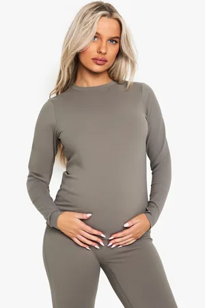 Boohoo Top Premamá Súper Suave De Manga Larga