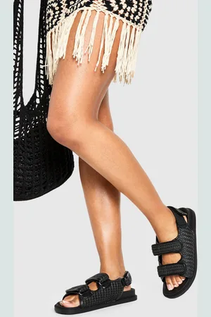 Boohoo Sandalias Dad De Holgura Ancha Gruesas Con Dos Tiras