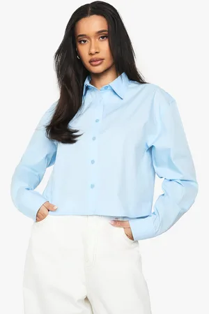 Boohoo Camisa Básica Crop