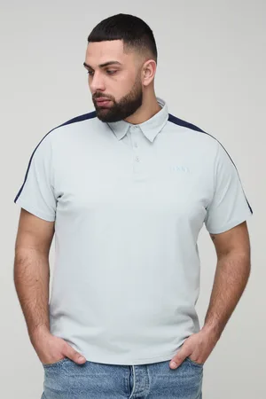Boohoo Polo Plus Ajustado Man De Piqué Con Colores En Bloque