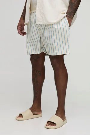 Boohoo Bañador Plus De Largo Medio Con Estampado De Cuadros