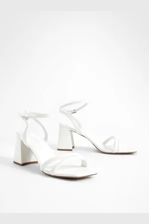 Boohoo Tacones Gruesos De 2 Partes Acolchados
